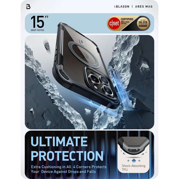 iPhone 15 Pro Ares Mag Case(open box) - Black
