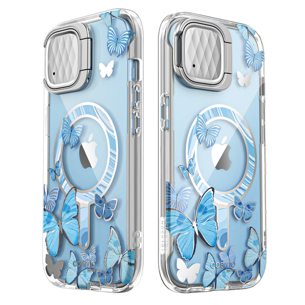 iPhone 14 Cosmo Mag Case - Blue Fly