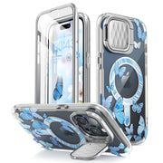 iPhone 15 Pro Cosmo Mag Case - Blue Fly