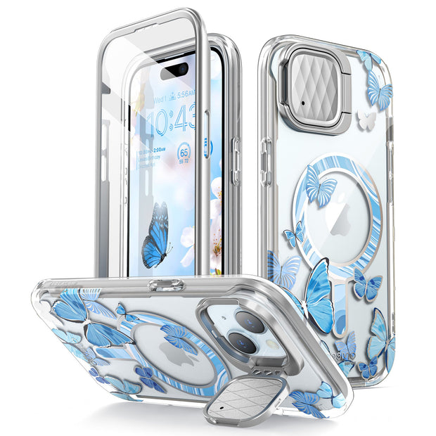 iPhone 13 Cosmo Mag Case - Blue Fly