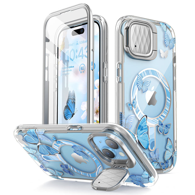 iPhone 14 Cosmo Mag Case - Blue Fly
