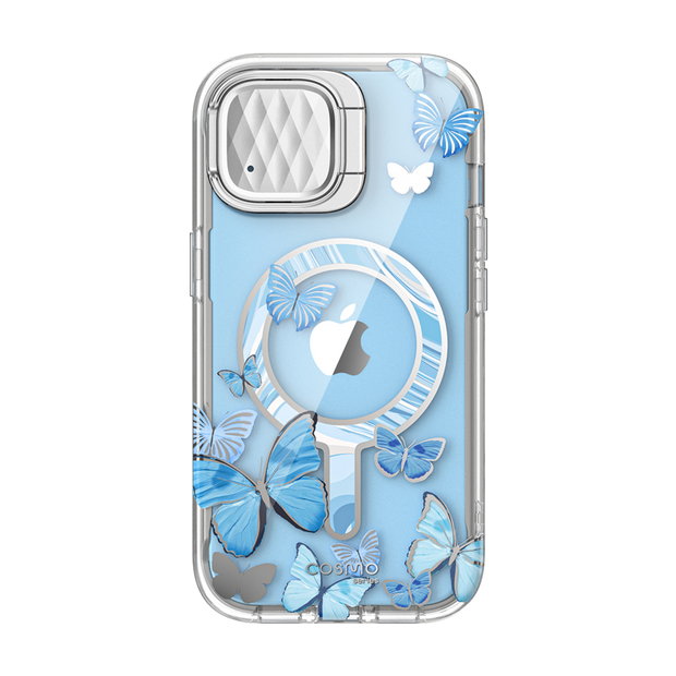 iPhone 14 Cosmo Mag Case - Blue Fly