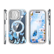 iPhone 15 Pro Cosmo Mag Case - Blue Fly
