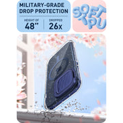 iPhone 15 Pro Max Cosmo Mag Case- Glitter Blue