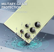 Tempered Glass Camera Lens Protector for Galaxy S23 Ultra-Mint Green