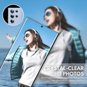 Tempered Glass Camera Lens Protector for Galaxy S23 Ultra-Blue