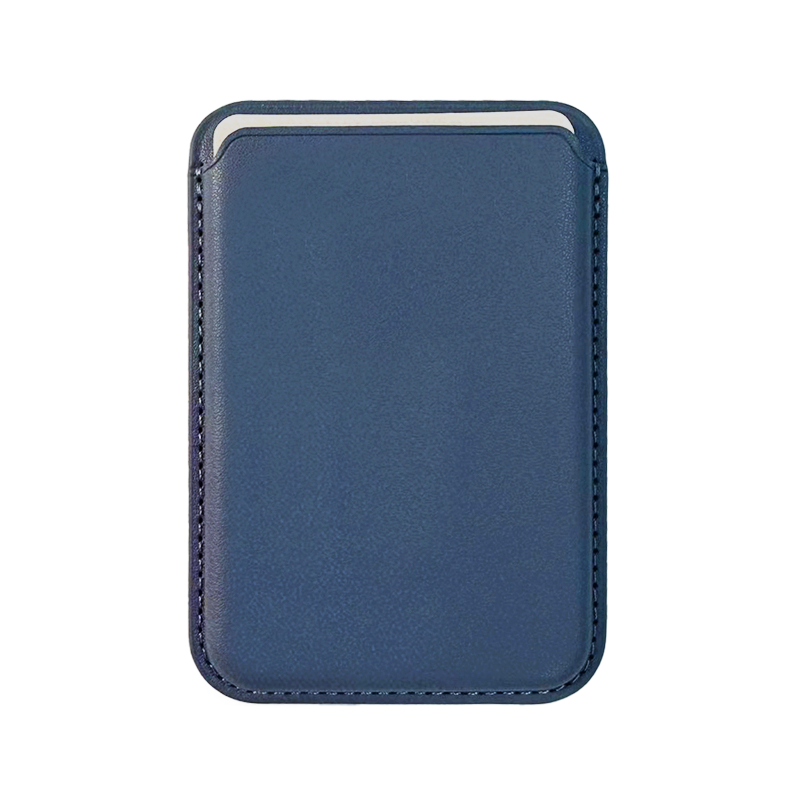Apple iPhone Leather Wallet ネイビー iPhone FineWoven Wallet with MagSafe – Deep Blue - Apple