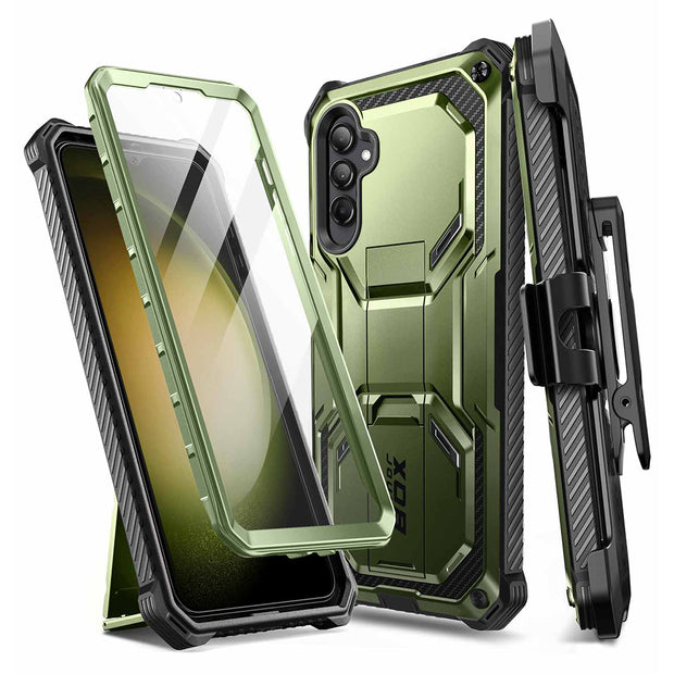 Galaxy S23 FE Armorbox Rugged Case - Dark Green