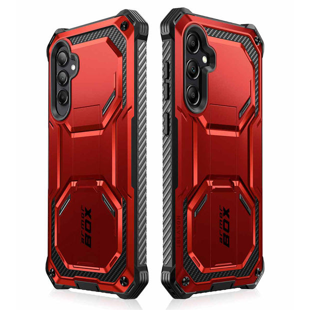 Galaxy S23 FE Armorbox Rugged Case - Metallic Red