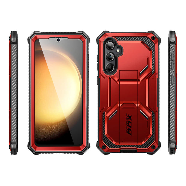 Galaxy S23 FE Armorbox Rugged Case - Metallic Red