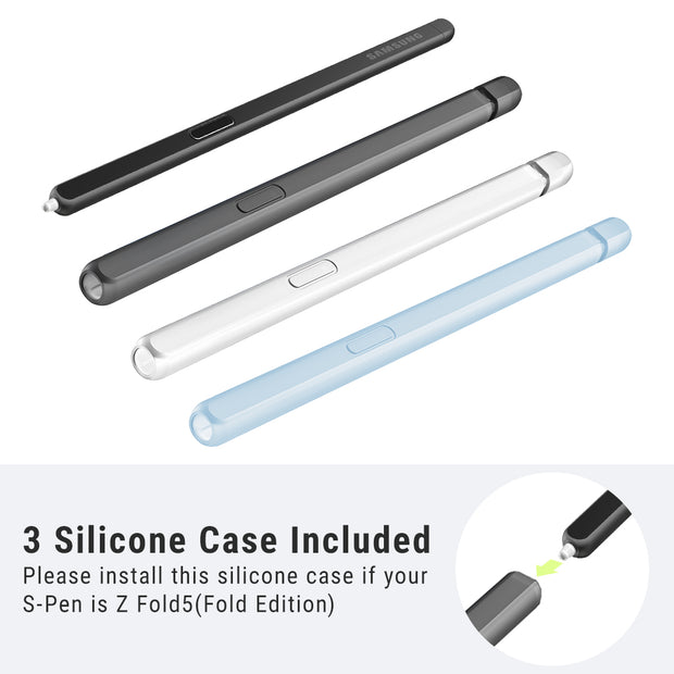 Galaxy Z Fold5 Silicone S-Pen (2023) Adapters - Multicolor