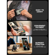 MagSafe Wallet with Stand and Money Clip - Gold