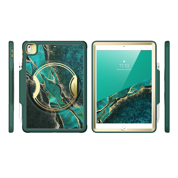 Clayco iPad 10.2 inch (2019 | 2020 | 2021) Nebula Rugged Protective Case - Green