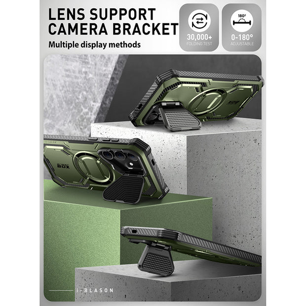 Galaxy S24 Armorbox Protective Phone Case(open box) - Dark Green