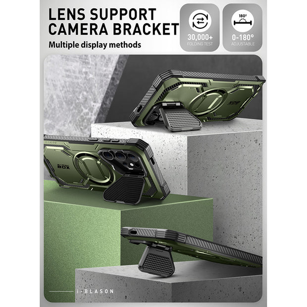 Galaxy S24 Ultra Armorbox Protective Phone Case - Dark Green