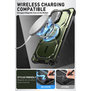 Galaxy S24 Ultra Armorbox Protective Phone Case - Dark Green