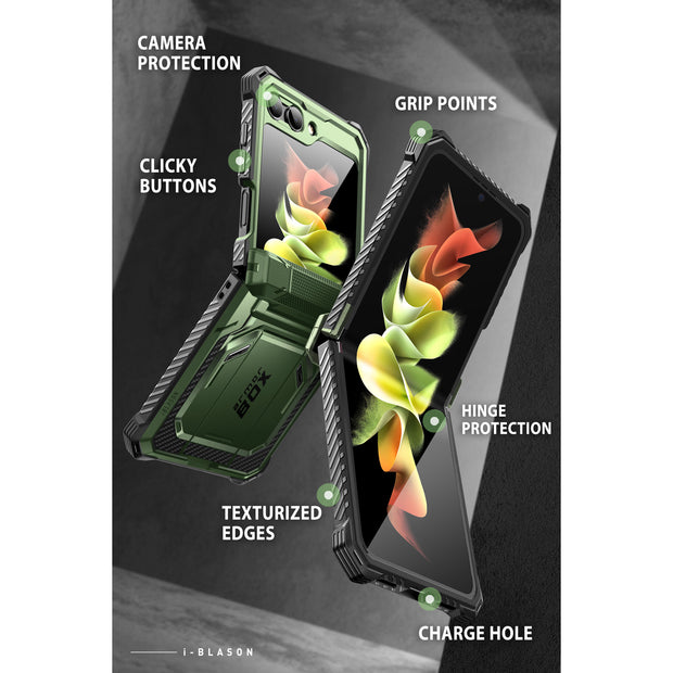 Galaxy Z Flip5 Armorbox(open box) - Dark Green