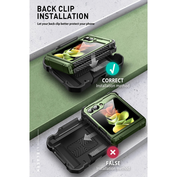 Galaxy Z Flip5 Armorbox(open box) - Dark Green