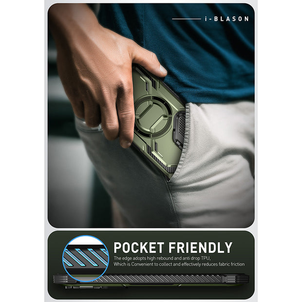 Galaxy S24 Ultra Armorbox Protective Phone Case - Dark Green