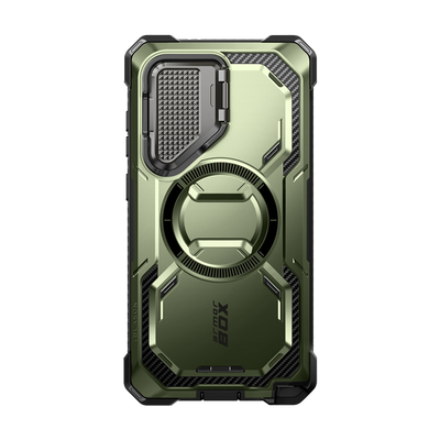 Galaxy S24 Ultra Armorbox Protective Phone Case - Dark Green