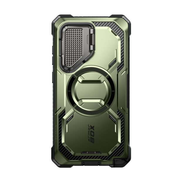 Galaxy S24 Ultra Armorbox Protective Phone Case - Dark Green
