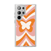 Galaxy S23 Ultra Halo MagSafe Cute Phone Case - Retro Butterfly