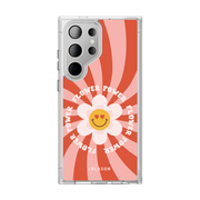 Galaxy S23 Ultra Halo MagSafe Cute Phone Case - Retro Flower Power