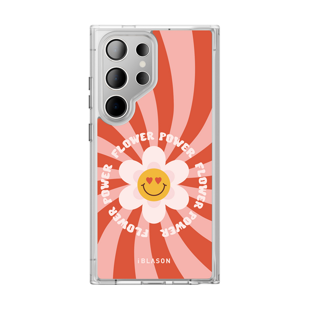 Galaxy S23 Ultra Halo MagSafe Cute Phone Case - Retro Flower Power