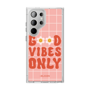Galaxy S24 Ultra Halo MagSafe Cute Phone Case - Retro Good Vibes