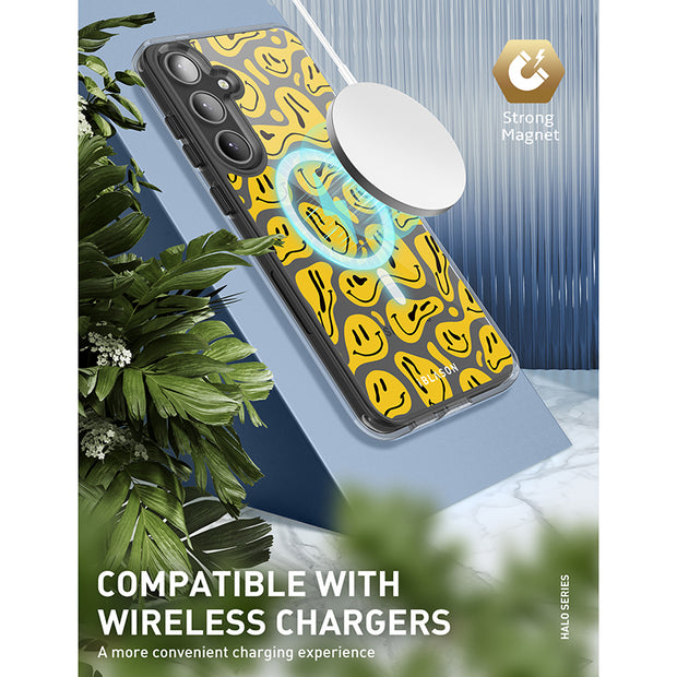 Galaxy S23 Plus Halo MagSafe Cute Phone Case - Sunny Smiles
