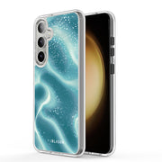 Galaxy S23 Plus Halo MagSafe Cute Phone Case - Blue Retro Waves