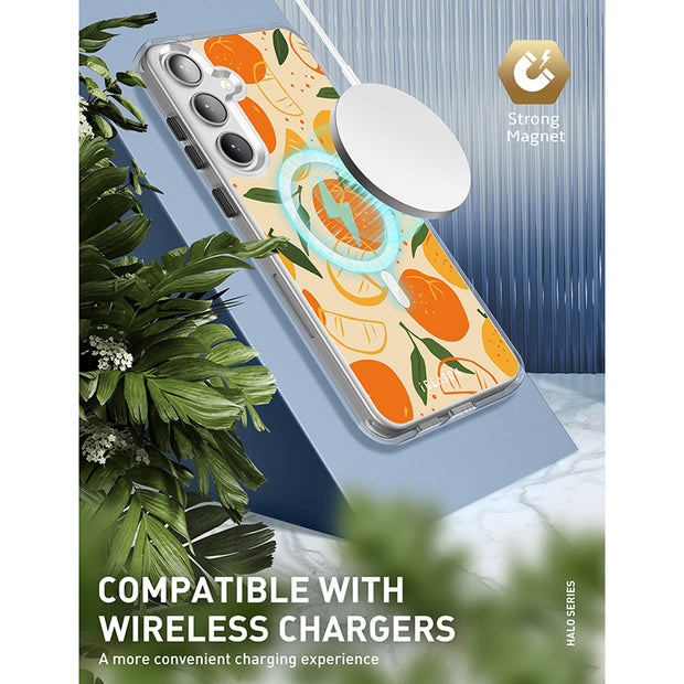 Galaxy S23 Plus Halo MagSafe Cute Phone Case - Oranges & Lemons