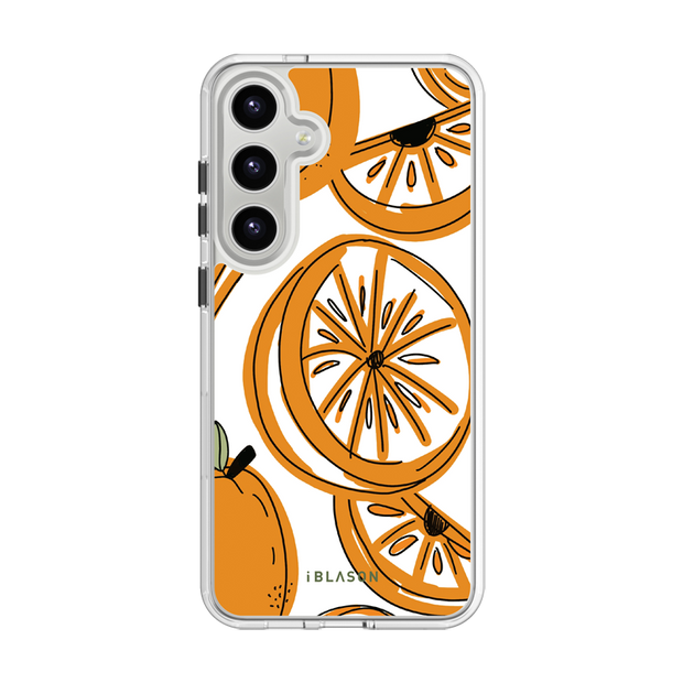 Galaxy S23 Halo MagSafe Cute Phone Case - Oranges