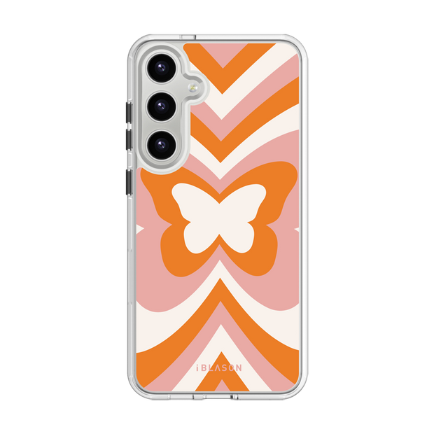 Galaxy S23 Halo MagSafe Cute Phone Case - Retro Butterfly