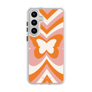 Galaxy S24 Plus Halo MagSafe Cute Phone Case - Retro Butterfly