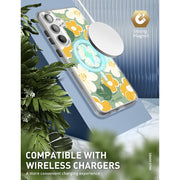 Galaxy S24 Plus Halo MagSafe Cute Phone Case - Spring Blooms