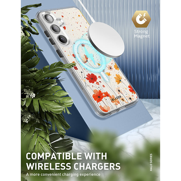 Galaxy S24 Plus Halo MagSafe Cute Phone Case - Spring Fling