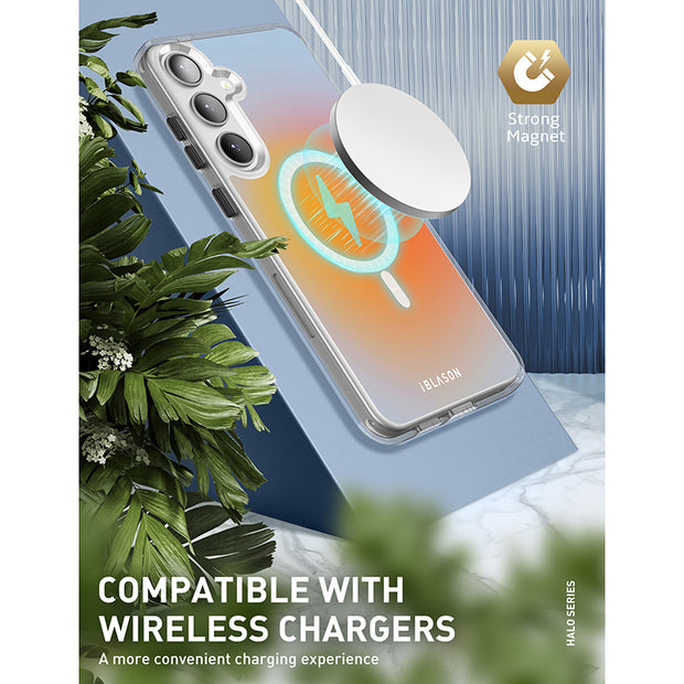 Galaxy S24 Plus Halo MagSafe Cute Phone Case - Sunset