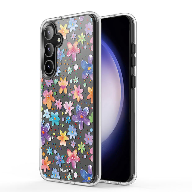 Galaxy S25 Halo MagSafe Cute Phone Case - April Showers