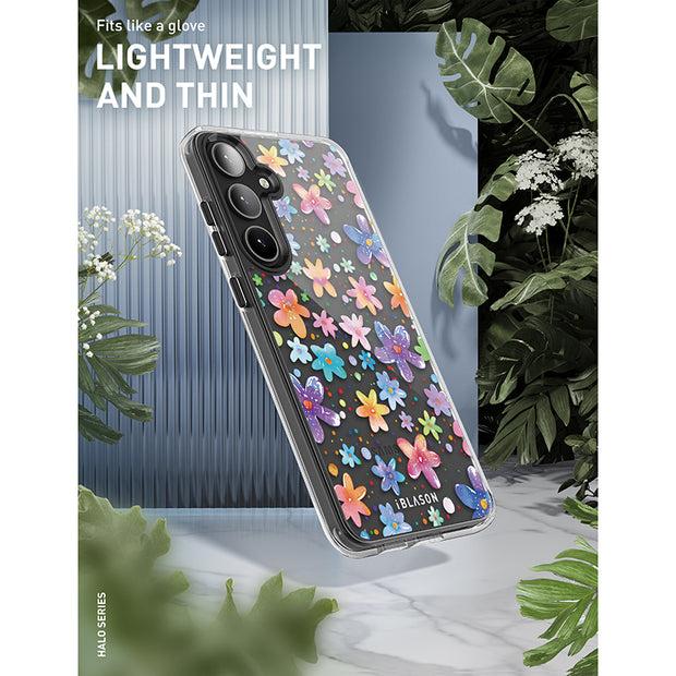 Galaxy S25 Halo MagSafe Cute Phone Case - April Showers