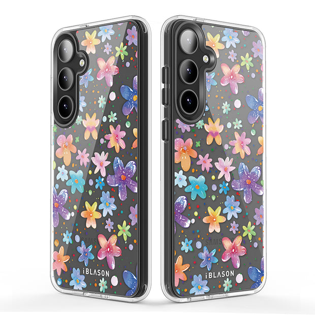 Galaxy S25 Halo MagSafe Cute Phone Case - April Showers