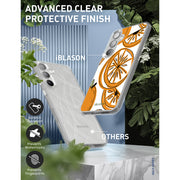 Galaxy S25 Halo MagSafe Cute Phone Case - Oranges