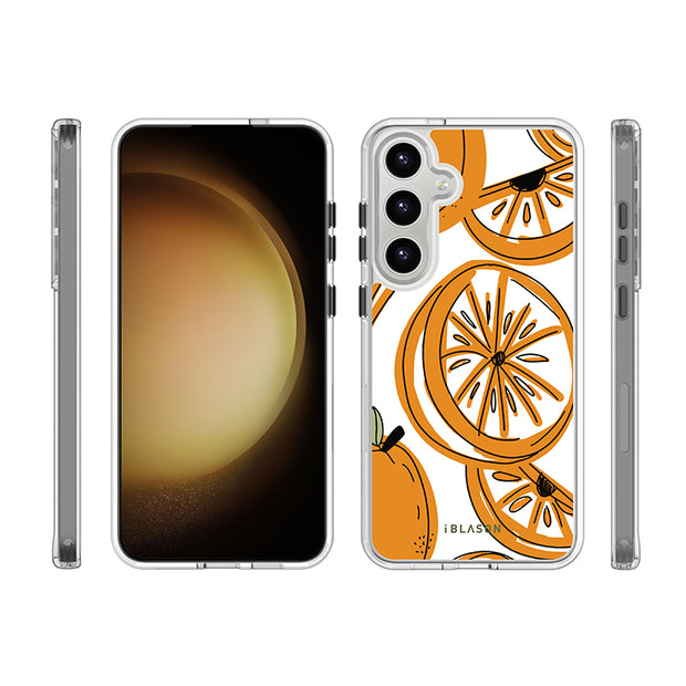 Galaxy S25 Halo MagSafe Cute Phone Case - Oranges