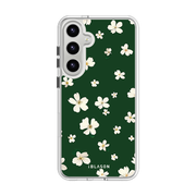 Galaxy S25 Halo MagSafe Cute Phone Case - Green Daisies