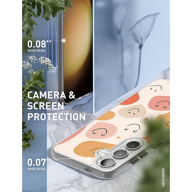 Galaxy S25 Halo MagSafe Cute Phone Case - Happy