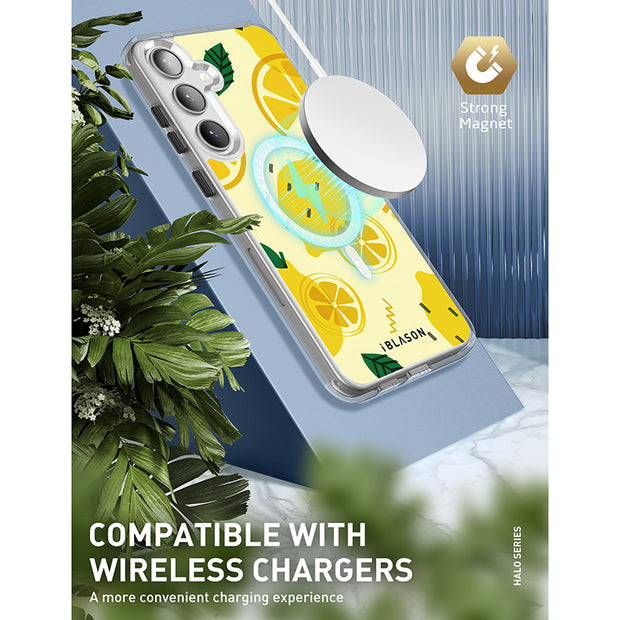 Galaxy S25 Halo MagSafe Cute Phone Case - Lemonade