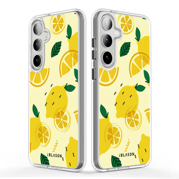 Galaxy S25 Halo MagSafe Cute Phone Case - Lemonade
