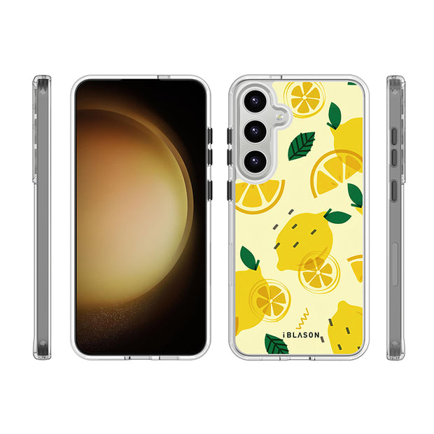 Galaxy S25 Halo MagSafe Cute Phone Case - Lemonade