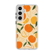 Galaxy S25 Halo MagSafe Cute Phone Case - Oranges & Lemons