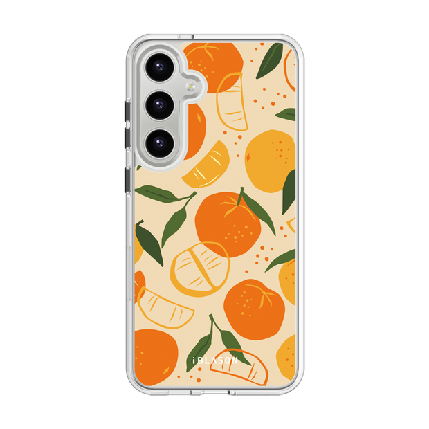 Galaxy S25 Halo MagSafe Cute Phone Case - Oranges & Lemons